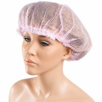 Gorro de nylon de noche con cinta Eurostil 01538 para proteger y recoger el cabello mientras duermes