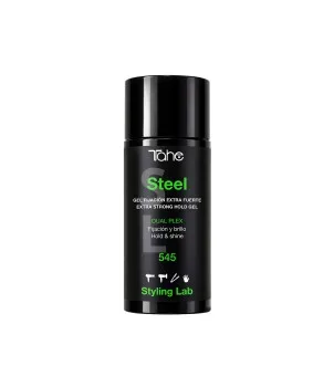 Gel de fijación extra fuerte Tahe Styling Lab Steel para un peinado duradero