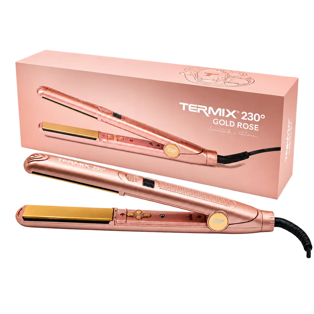 Plancha Termix 230º Gold Rose Limited Edition para alisar, ondular y crear rizos con acabado profesional